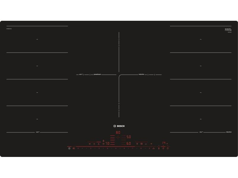 Bosch Induktionskochfeld PXV901DV1E Flächenbündig