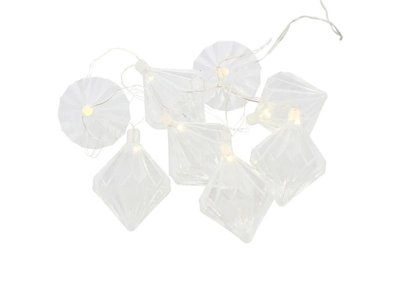 Sirius LED-Lichterkette Nellie, Transparent, 8 LED