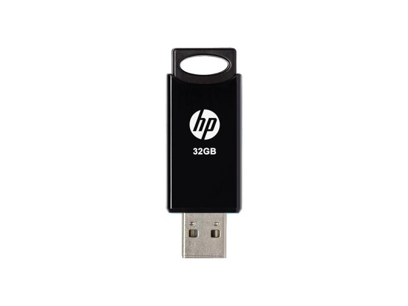 HP USB-Stick 2.0 v212w, 32 GB, Lesen: 14 MB/s, Schreiben: 4 MB/s, Kunststoff, Schwarz