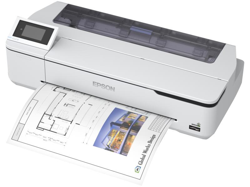 Epson Grossformatdrucker SureColor SC-T3100N, Verbindungsmöglichkeiten: LAN; Wi-Fi Direct; WLAN; USB, Druckertyp: Farbig, Drucktechnik: Tintenstrahl, Total Fassungsvermögen Papierzuführungen: 1 Seiten, Funktionen: Drucken, Anzahl Papierzuführungen (in