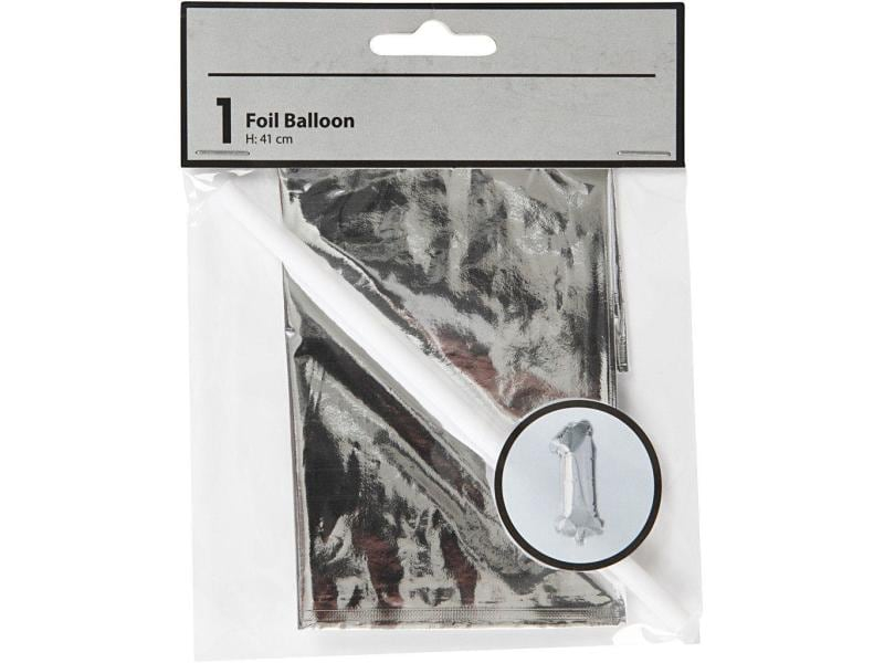 Creativ Company Folienballon 1 Silber