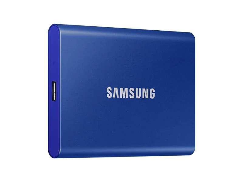 SAMSUNG MEMORY SSD Portable T7 2TB MU-PC2T0H/WW USB 3.1 Gen. 2 Indigo Blue