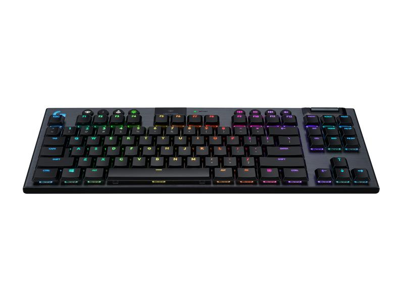 G915 TKL Tenkeyless LIGHTSPEED Wireless RGB Mechanical Gaming Keyboard - GL Tactile - CARBON - CH