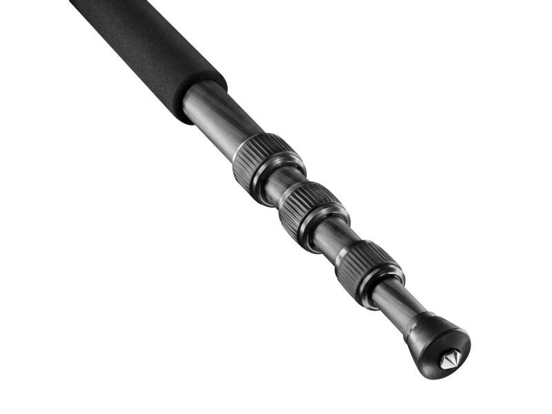 Mantona Carbon Stativ Titanium Eigenschaften: 4-Sektionen, Fotostativ, Höhenverstellbar, Material: Carbon, Stativ-Bauart: Dreibeinstativ, Stativgewinde: 1/4", Stativ-Ausstattung: Tasche, Gewicht: 1420 g