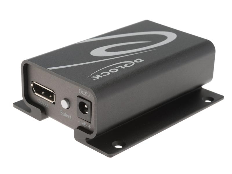 Delock Switchbox Displayport, 2 Port, 4K support, Bedienungsart: Tasten, Anzahl Eingänge: 2 ×, Steckertyp Seite A: DisplayPort, Anzahl Ausgänge: 1 ×, Steckertyp Seite B: DisplayPort