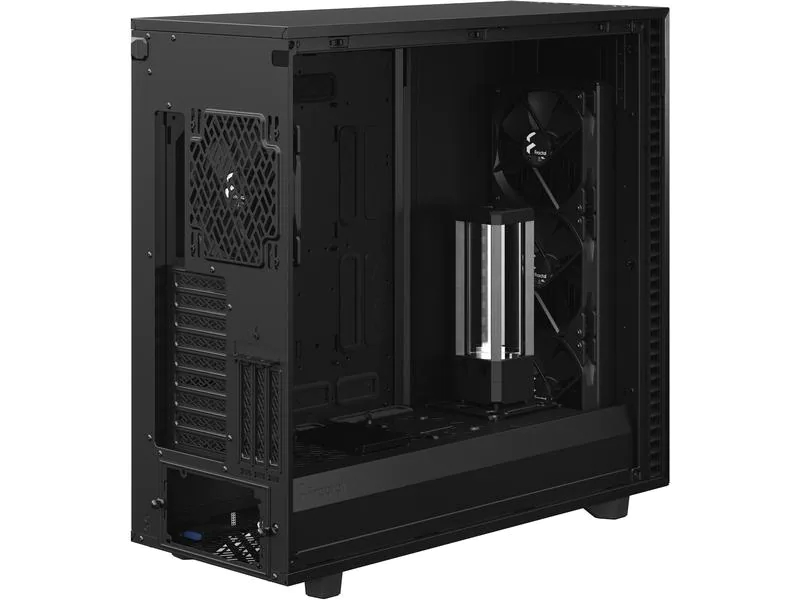 Fractal Design PC-Gehäuse Define 7 XL Light TG, Unterstützte Mainboards: Micro-ATX, E-ATX, ATX, SSI CEB, SSI EEB, Mini-ITX, EE-ATX (Enhanced E-ATX), Gehäuse Bauart: Mid-Tower, Detailfarbe: Schwarz, Anzahl Lüfterplätze: 11, Sichtfenster: Ja, Netzteil