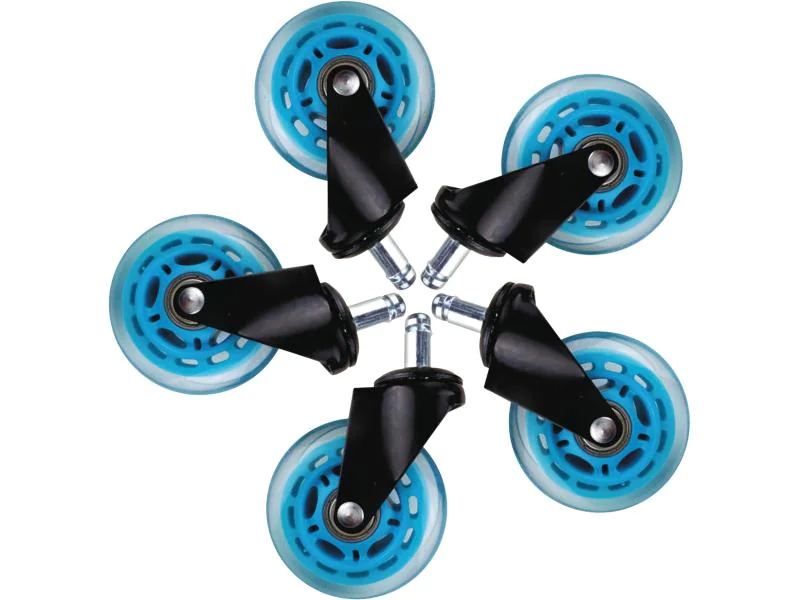 L33T Rubber wheels blue, 5-pack 160529 for L33T chairs