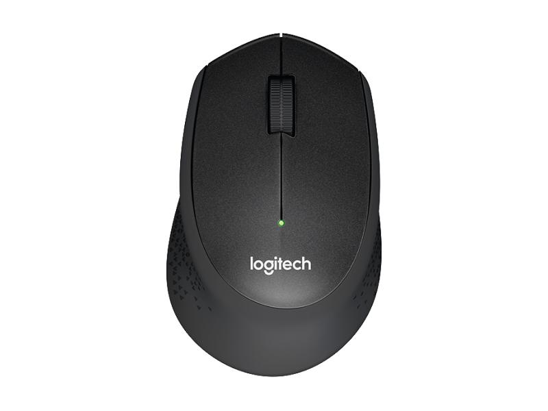 Logitech Maus M330 Silent Plus schwarz Maus-Typ: Standard, Bedienungsseite: Rechtshänder, Maus Features: Scrollrad, Silent-Tasten, Farbe: Schwarz, Verbindung Maus/Tastatur: USB 2.4 GHz, 24 Monate Batterielebensdauer