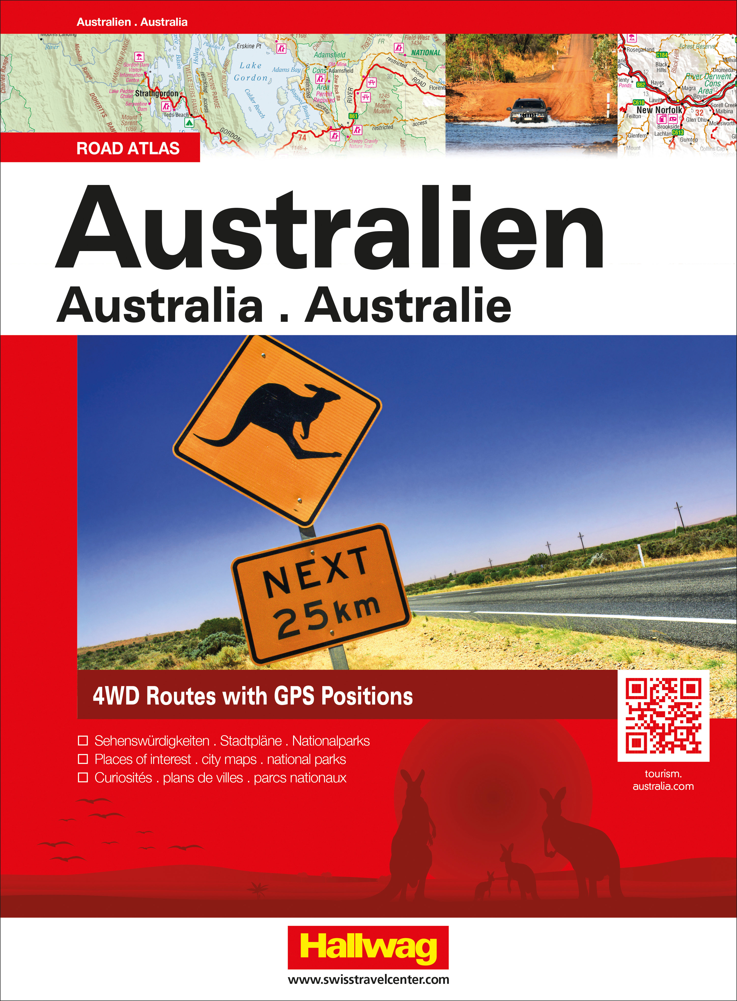 HALLWAG Strassenatlas 978-3-8283-0 -0902-9 Australien