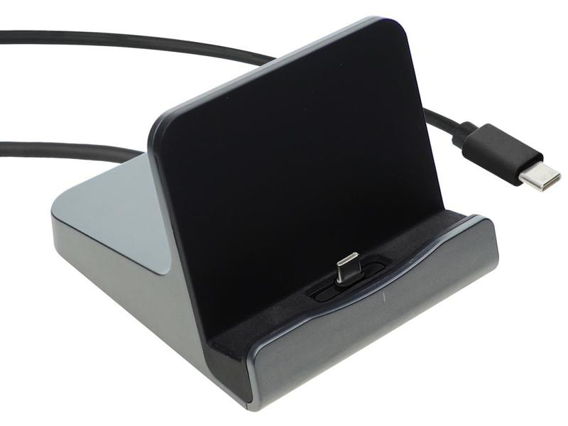 FTM Ladestation Tablet USB-C 60W, Gleichzeitige Ladevorgänge: 1 ×, Kompatible Hersteller: Universal, Detailfarbe: Grau