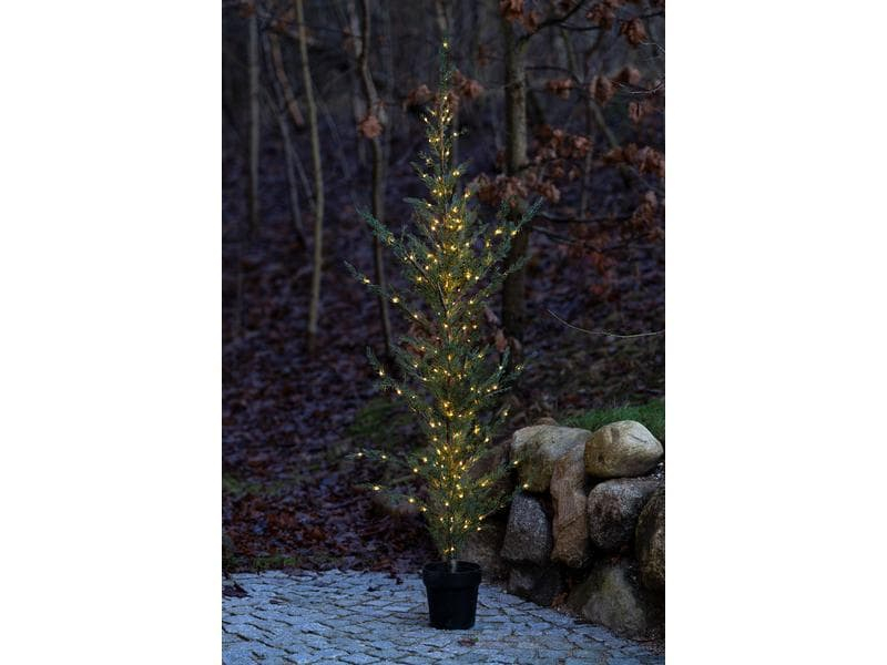 Sirius Weihnachtsbaum Milas, 180 cm, 180 LEDs, Grün, Höhe: 180 cm, Durchmesser: 0 cm, Beleuchtung: Ja, Aussenanwendung: Ja, Detailfarbe: Grün