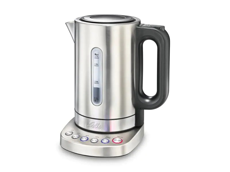 Solis Tee- und Wasserkocher Solis Vario 5516 1.7 l Silber, Zubereitungssystem: Kanne, Farbe: Silber, Positionierung Temperaturanzeige: Vorne