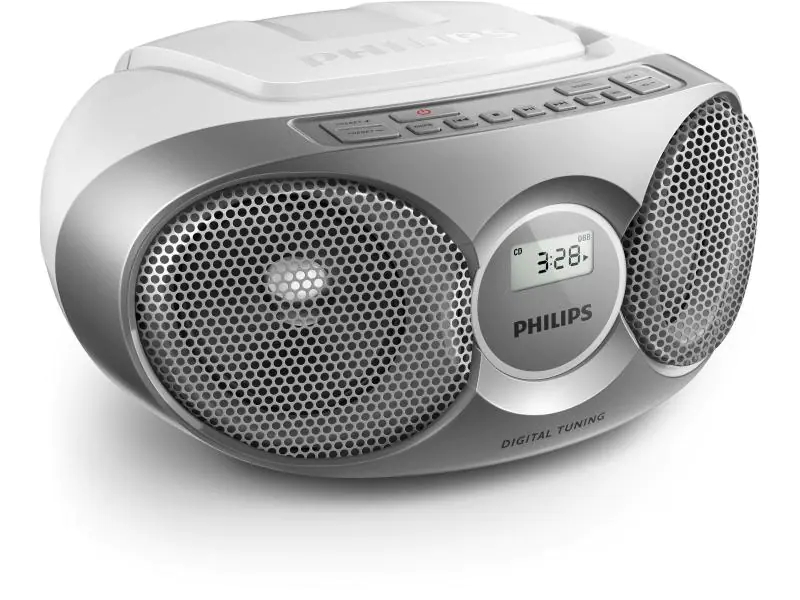 Philips Radio/CD-Player AZ215 Silber