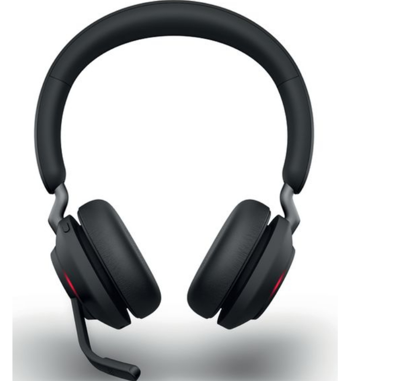 Jabra Headset Evolve2 65 Duo MS Schwarz, USB-C, Ausstattung Mikrofon: Noise Cancelling, Trageweise: Duo, Skype for Business, Verbindung zum Endgerät: Bluetooth; USB-C, Tragestil: Überkopfbügel, Trageform: On-Ear, Geeignet für: Büro; Home Office; Mobi