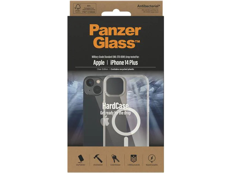 Panzerglass Back Cover Hard Case MagSafe iPhone 14 Plus Transparent