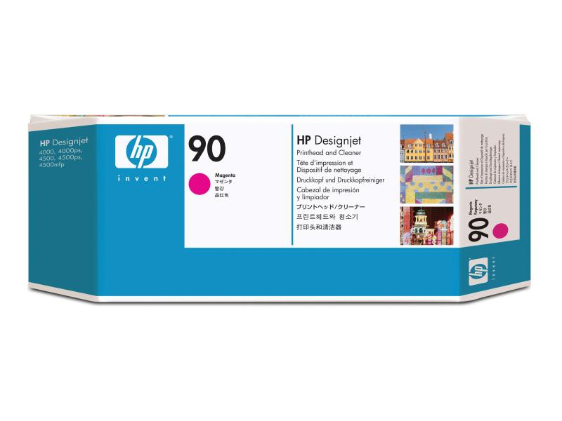 HP Druckkopf 90 + Cleaner magenta C5056A DesignJet 4000