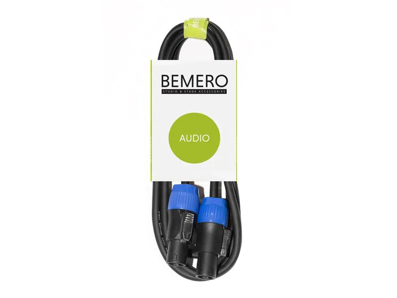 Bemero Lautsprecherkabel BSC2929 SpeakON 2 m, Länge: 2 m, Audioanschluss Seite A: Speakon, Audioanschluss Seite B: Speakon, Audiokabel Features: Standard, Anzahl Adern: 2, Kabelquerschnitt: 1.5 mm²