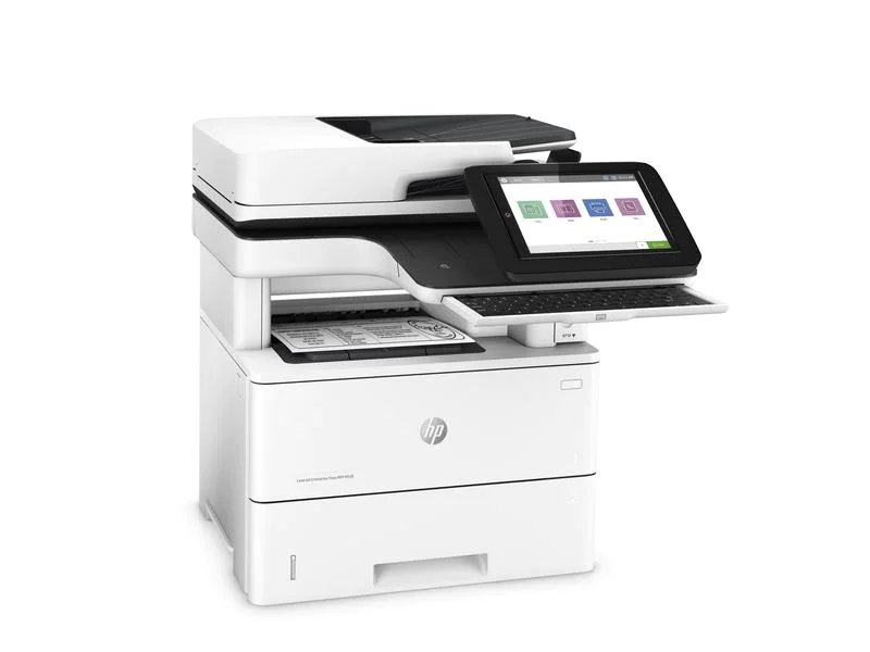 Hewlett-Packard HP LaserJet Enterprise Flow M528z, Schwarzweiss Laser Drucker, A4, 43 Seiten pro Minute, Drucken, Scannen, Kopieren, Fax, Duplex und WLAN