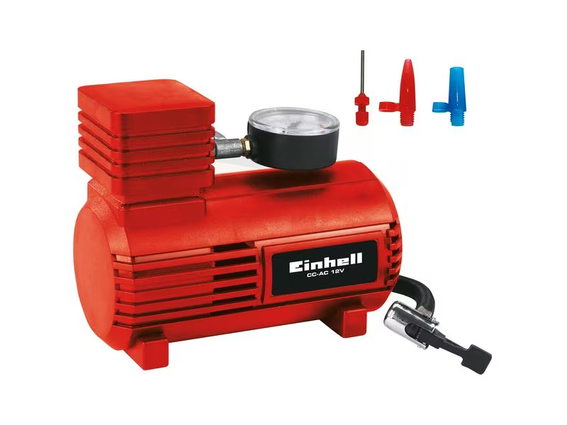 Einhell Automotive Kompressor CC-AC 12 V, Kompressor Typ: Mobil, Betriebsdruck: 18 bar, Kesselinhalt: 0 l