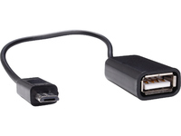 SANDBERG OTG Adapter MicroUSB M - USB F Schliessen USB-Geraete direkt an den Micro-USB-Anschluss von Smartphone oder Tablet