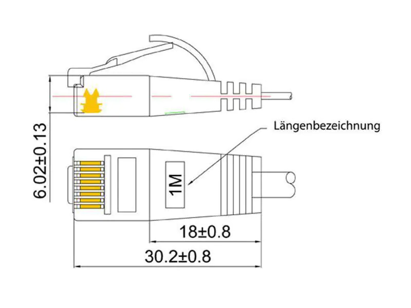 Wirewin Slimpatchkabel Cat 6, UTP, 0.75 m, Grün, Farbe: Grün, Form: Flach, Zusatzfunktionen: Mit Klinkenschutz, Längenaufdruck auf Stecker, Länge: 0.75 m, Anschlüsse LAN: RJ45 - RJ45, Produkttyp: Slimpatchkabel