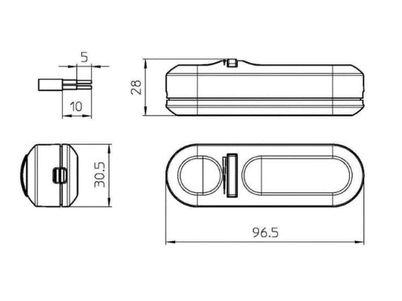 Elbro Schnur-Dimmer Universal, 150 W Weiss, Dimmbare Produkte: Dimmbare LED-Lampen, Energiesparlampen, Halogenlampen, Dimm-Art: Phasenabschnitt, Schutzklasse: IP20, E-Nr.: 248748000, Serie: Keine, Beleuchtung: Kontrollbeleuchtung