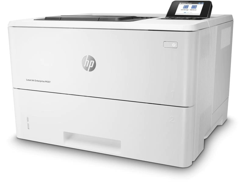 Hewlett-Packard HP LaserJet Enterprise M507dn, Schwarzweiss Laser Drucker, A4, 43 Seiten pro Minute, Drucken, Duplex