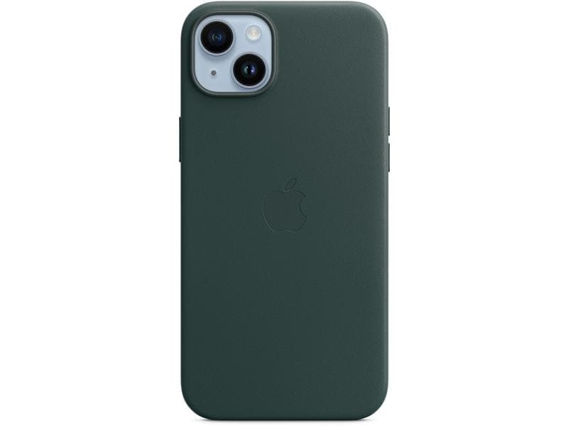 iPhone 14 Plus Leather Case with MagSafe - Forest Green