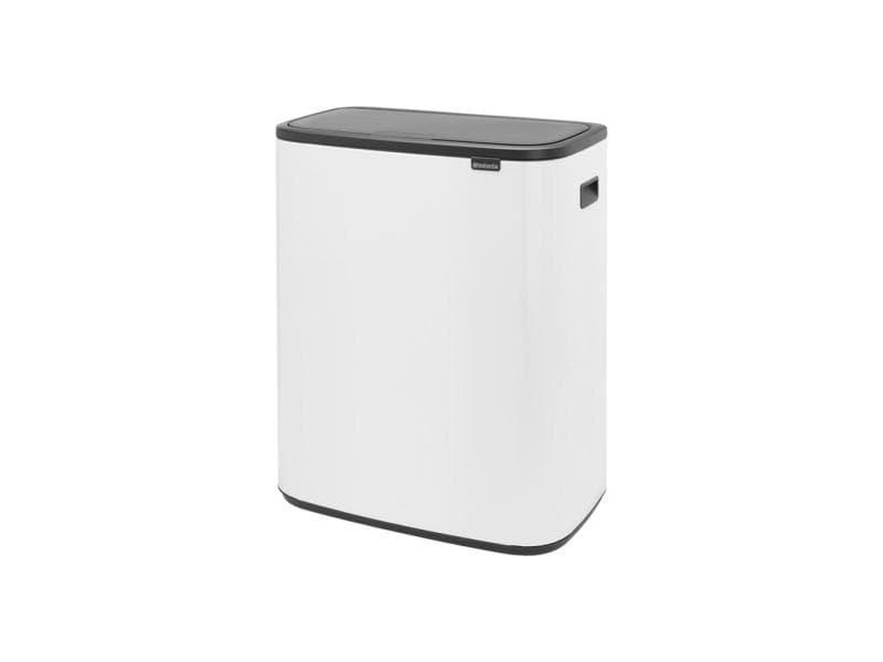 Brabantia Recyclingbehälter Bo Touch Bin 60 Liter, Weiss