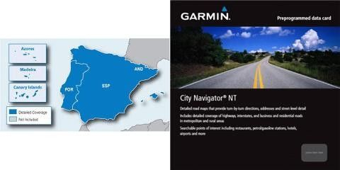 GARMIN City Navigator Spanien/Portugal Kartentyp: Strassenkarte