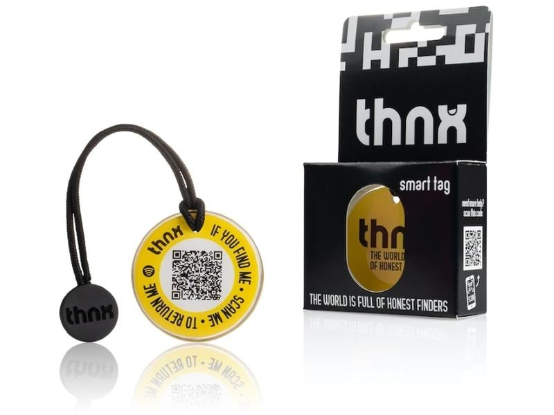 thnxtags thnx tag L Gelb, Verbindungsmöglichkeiten: Keine, Verbindungsreichweite Max.: 0 m, System-Kompatibilität: Thnx Tags App