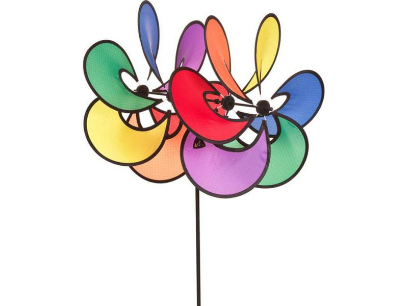Invento-HQ Windspiel Flower Duett, Motiv: Blume, Farbe: Mehrfarbig