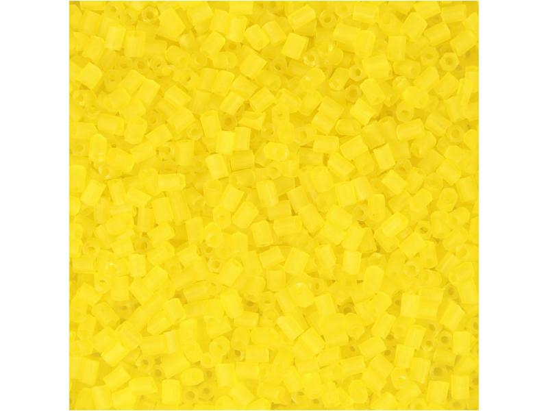 Creativ Company Rocailles-Perlen 15/0 Gelb, Packungsgrösse: 25 g, Durchmesser: 1.7 mm, Farbe: Gelb, Perlenart: Rocailles