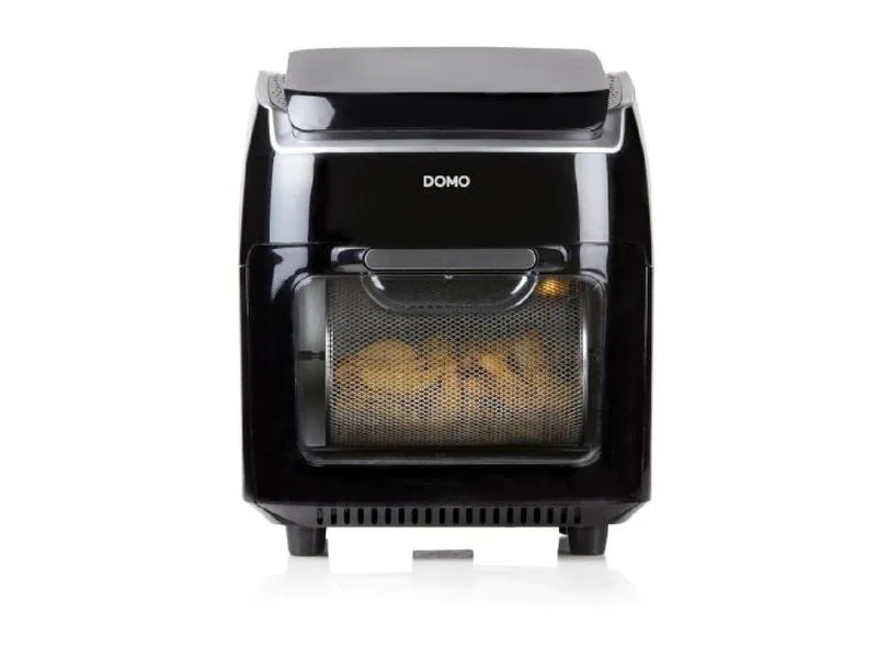 Domo Heissluft-Fritteuse Deli-Fryer 10 l, Detailfarbe: Schwarz, Frittiermethode: Heissluft, Display vorhanden: Ja, Multifunktionsgerät: Ja, Fassungsvermögen: 10 l