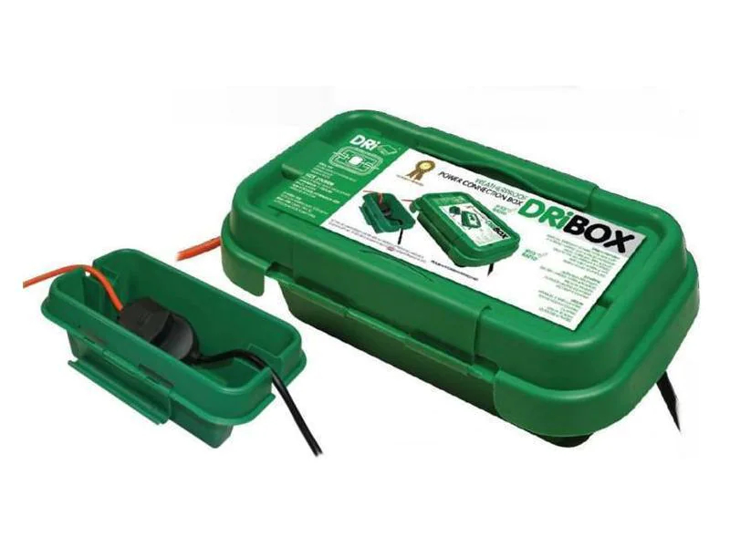 DRiBox Kabelbox 95 x 200 x 80 mm, Breite: 200 mm, Länge: 95 mm, Tiefe: 80 mm, Anwendungsbereich: Outdoor, Farbe: Grün