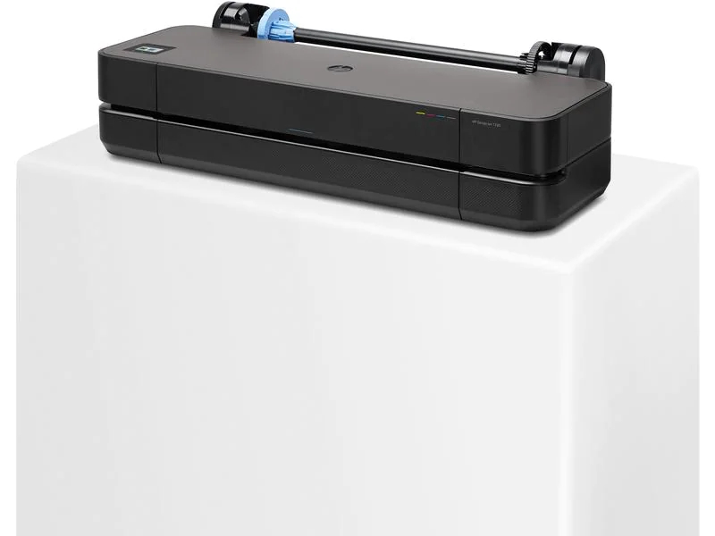 HP Grossformatdrucker DesignJet T230 - 24", Druckertyp: Farbig, Verbindungsmöglichkeiten: LAN, USB, WLAN, Drucktechnik: Tintenstrahl, Total Fassungsvermögen Papierzuführungen: 1 Rolle/n, Funktionen: Drucken, Anzahl Papierzuführungen (integriert): 1