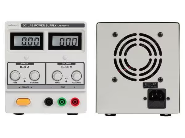 Velleman Labornetzgerät LABPS3003 0-30 V, 0-3 A, Ausgangsspannung: 30 V, Nennausgangsstrom: 3 A, Ausstattung: Display