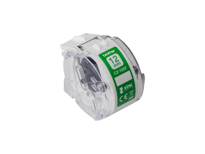 BROTHER Colour Paper Tape 12mm/5m CZ-1002 VC-500W Compact Label Printer