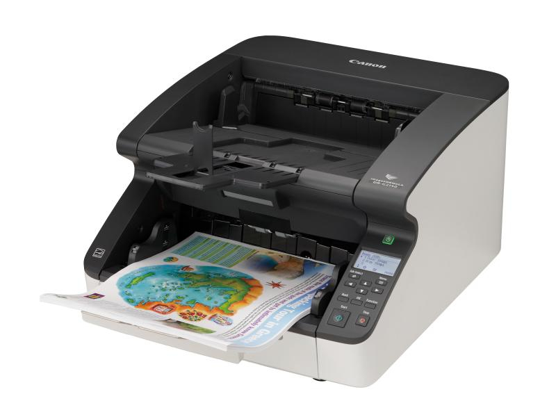 Canon Dokumentenscanner DR-G2140, Verbindungsmöglichkeiten: USB 3.1; WLAN, Scanner Funktionen: 2D-Codes; Automatischer Vorlagenwechsler (ADF); Barcode Scanning; Duplex Scan, Maximales Scanformat: A3, Scangeschwindigkeit Max.: 140 Seiten, Empfohlenes Tage