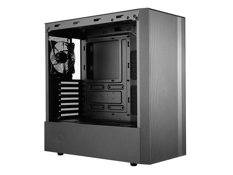 Cooler Master PC-Gehäuse MasterBox NR600, Farbe: Schwarz, Anzahl Lüfterplätze: 6, Sichtfenster, Gehäuse Bauart: Mid-Tower, Unterstützte Mainboards: ATX; Micro-ATX; Mini-ITX