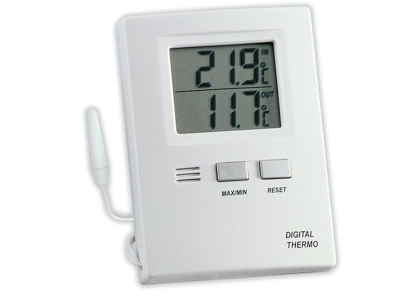 TFA Dostmann Thermometer Digital, Weiss, Detailfarbe: Weiss, Typ: Thermometer, Anwendungsbereich: Temperaturmessung