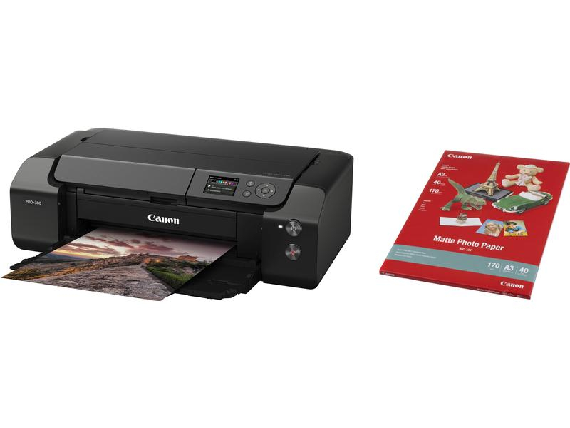 Canon Fotodrucker ImagePROGRAF PRO-300 inklusive Fotopapier