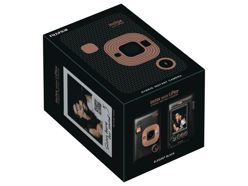 Fujifilm Fotokamera Instax Mini LiPlay, Bildgrösse: 62 x 46 mm, Elegant Black