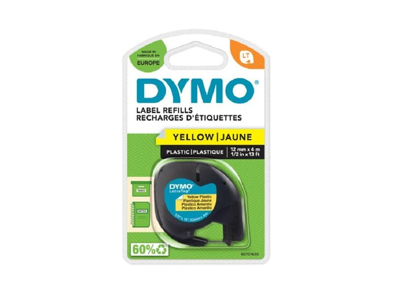 DYMO Schriftband LetraTag 12mmx4m S0721620 gelb