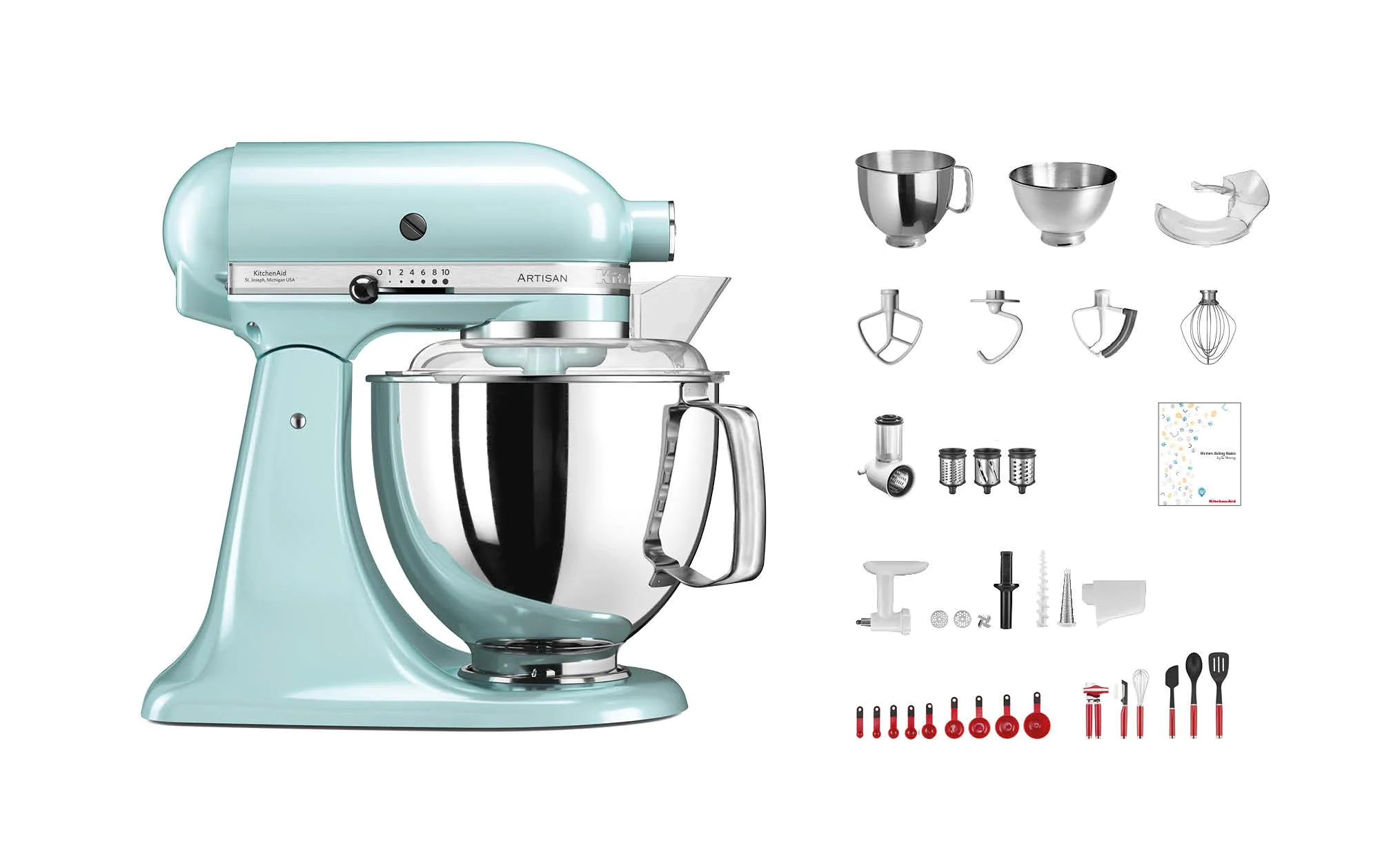 KitchenAid Küchenmaschine Artisan KSM200 Türkis