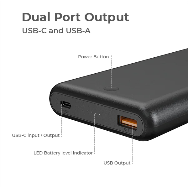 AUKEY Sprint Ultra 26800mAh  63W, 1xUSB-C, 1x USB-A