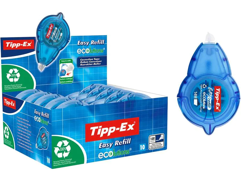 Tipp-Ex Korrekturroller Easy Refill Ecolutions 5 mm, 10er Box