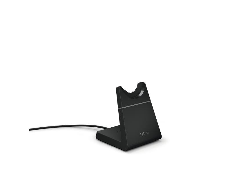 Jabra Headset Evolve2 65 Mono MS Schwarz, USB-A, inkl. Ladestation