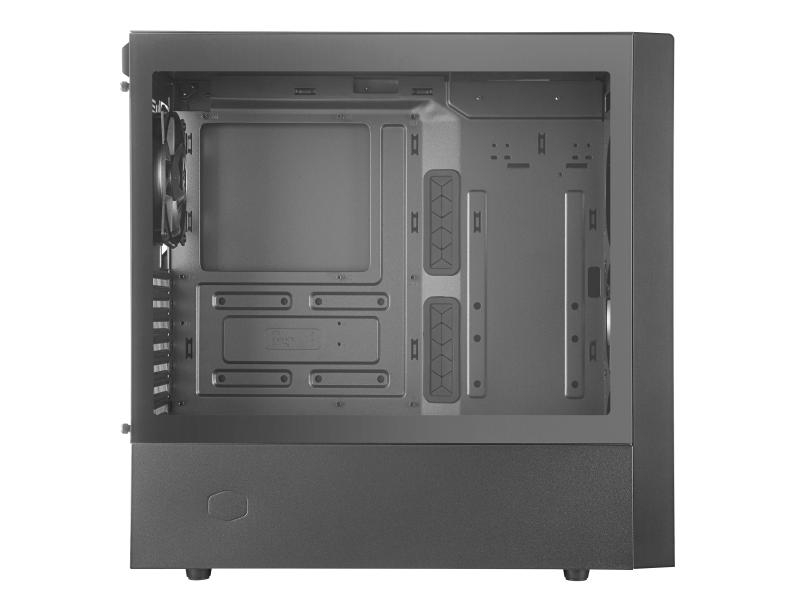 Cooler Master PC-Gehäuse MasterBox NR600, Farbe: Schwarz, Anzahl Lüfterplätze: 6, Sichtfenster, Gehäuse Bauart: Mid-Tower, Unterstützte Mainboards: ATX; Micro-ATX; Mini-ITX