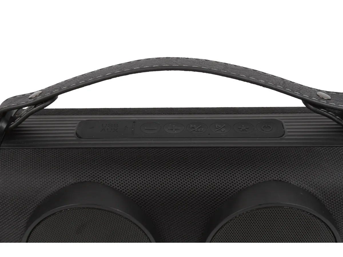 STREETZ BT Boombox 2x4 W CMB-100 Black,AUX,USB flash,LED